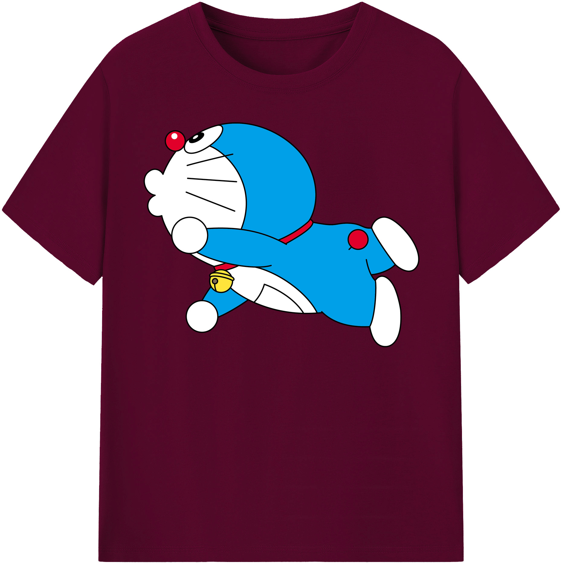（画像用） ドラえもん Doraemon レディースカジュアルプリントTシャツ（綿100％）